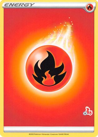 [PKM BE] Fire Energy (Cinderace Stamp #9) [Battle Academy 2022]