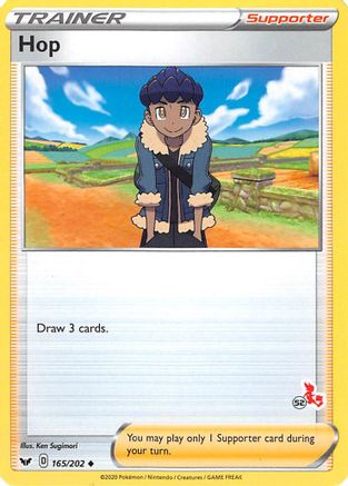 [PKM] Hop (165/202) (Cinderace Stamp #52) [Battle Academy 2022]