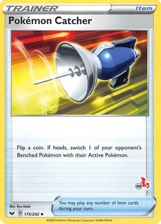 [PKM] Pokemon Catcher (175/202) (Cinderace Stamp #49) [Battle Academy 2022]
