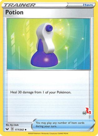 [PKM] Potion (177/202) (Cinderace Stamp #42) [Battle Academy 2022]