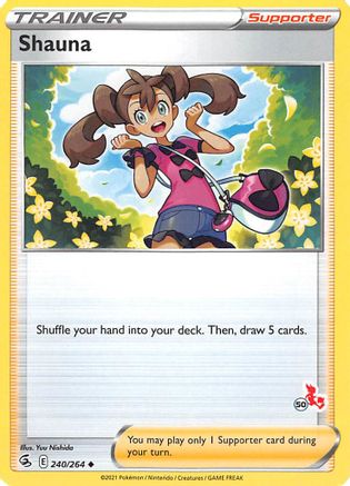 [PKM] Shauna (240/264) (Cinderace Stamp #50) [Battle Academy 2022]