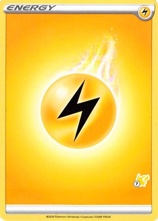 [PKM BE] Lightning Energy (Pikachu Stamp #7) [Battle Academy 2022]