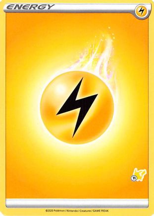 [PKM BE] Lightning Energy (Pikachu Stamp #11) [Battle Academy 2022]