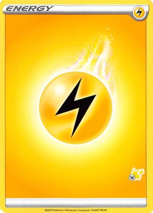 [PKM BE] Lightning Energy (Pikachu Stamp #12) [Battle Academy 2022]