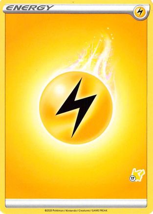 [PKM BE] Lightning Energy (Pikachu Stamp #17) [Battle Academy 2022]