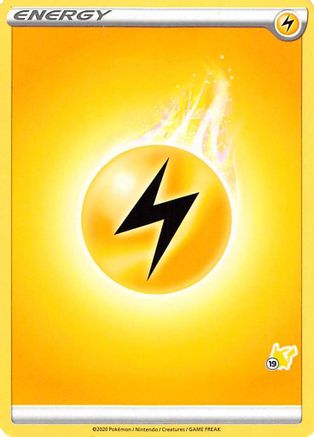 [PKM BE] Lightning Energy (Pikachu Stamp #19) [Battle Academy 2022]