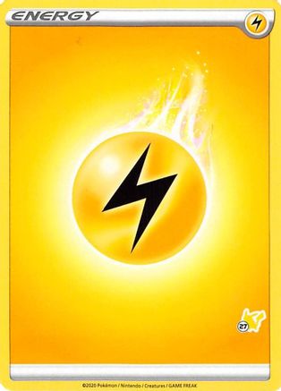 [PKM BE] Lightning Energy (Pikachu Stamp #27) [Battle Academy 2022]
