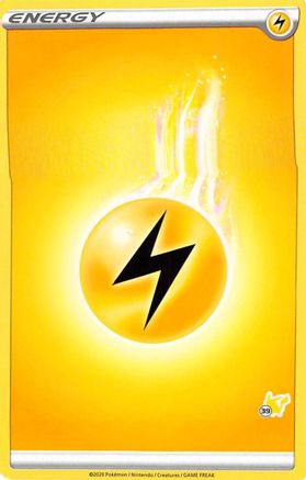 [PKM BE] Lightning Energy (Pikachu Stamp #39) [Battle Academy 2022]