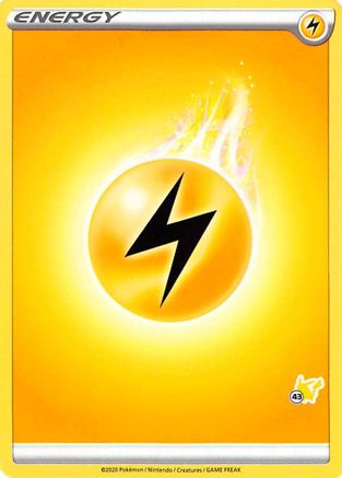 [PKM BE] Lightning Energy (Pikachu Stamp #43) [Battle Academy 2022]
