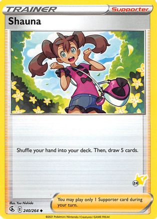 [TR] Shauna (240/264) (Pikachu Stamp #24) [Battle Academy 2022]