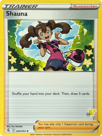[TR] Shauna (240/264) (Pikachu Stamp #59) [Battle Academy 2022]