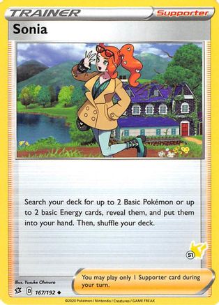 [PKM] Sonia (167/192) (Pikachu Stamp #51) [Battle Academy 2022]