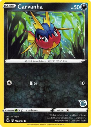 [PKM] Carvanha (162/264) (Eevee Deck) [Battle Academy 2022]