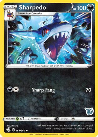 [PKM] Sharpedo (163/264) (Eevee Deck) [Battle Academy 2022]