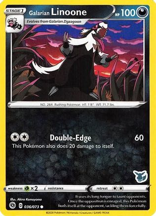 [PKM-C] Galarian Linoone (036/073) (Eevee Deck) [Battle Academy 2022]