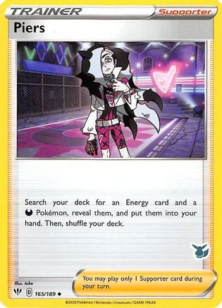 [TR] Piers (165/189) (Eevee Deck) [Battle Academy 2022]