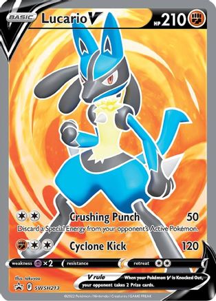 [PKM-R] Lucario V (SWSH213) [Sword & Shield: Black Star Promos]
