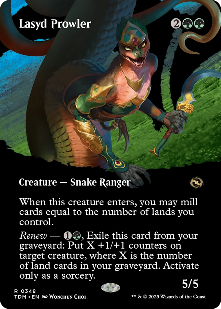 {@R} Lasyd Prowler (Borderless) [Tarkir: Dragonstorm][TDM 348]