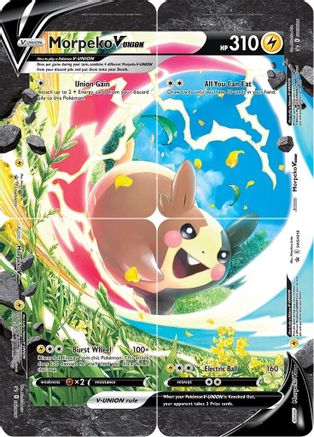 [PKM] Morpeko V-UNION (Set of 4) [Sword & Shield: Black Star Promos]