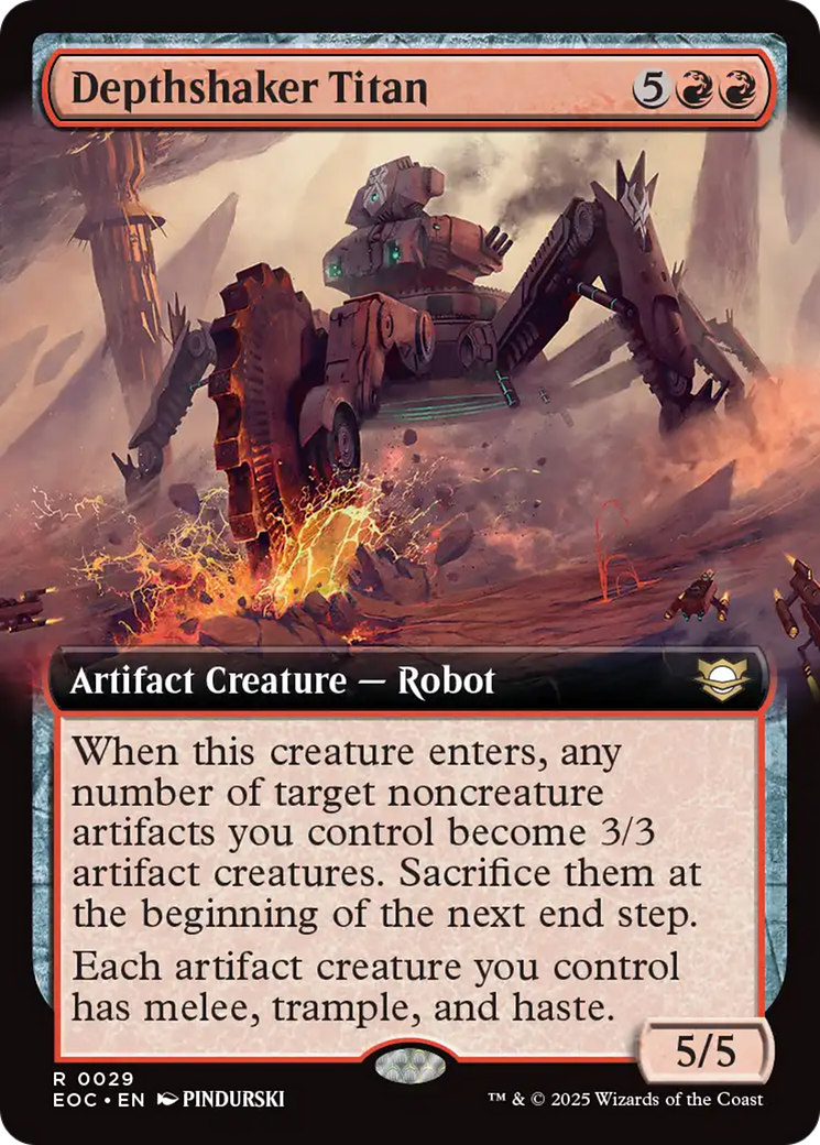 {R} Depthshaker Titan (Extended Art) [Edge of Eternities Commander][EOC 029]