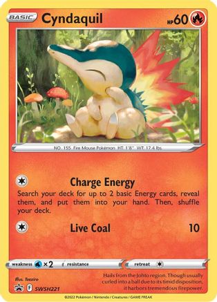 [PKM-R] Cyndaquil (SWSH221) [Sword & Shield: Black Star Promos]