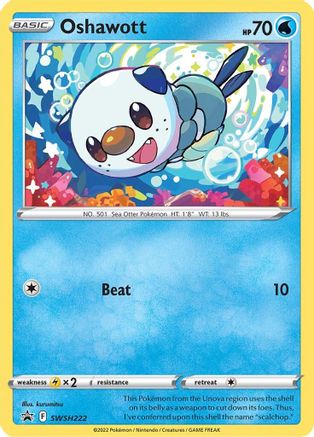 [PKM-R] Oshawott (SWSH222) [Sword & Shield: Black Star Promos]
