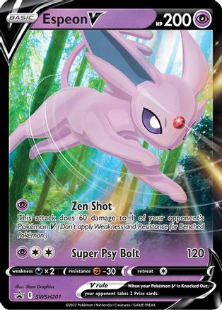 [PKM-R] Espeon V (SWSH201) [Sword & Shield: Black Star Promos]