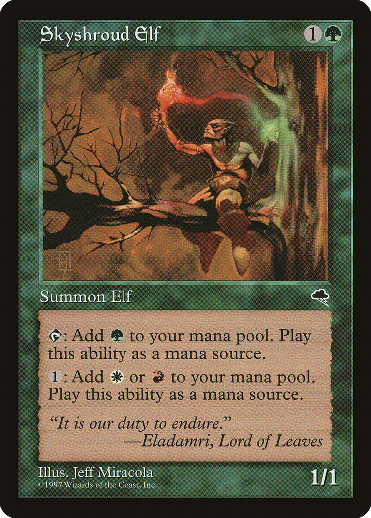 {C} Skyshroud Elf [Tempest][TMP 255] - Misty Mountain Games