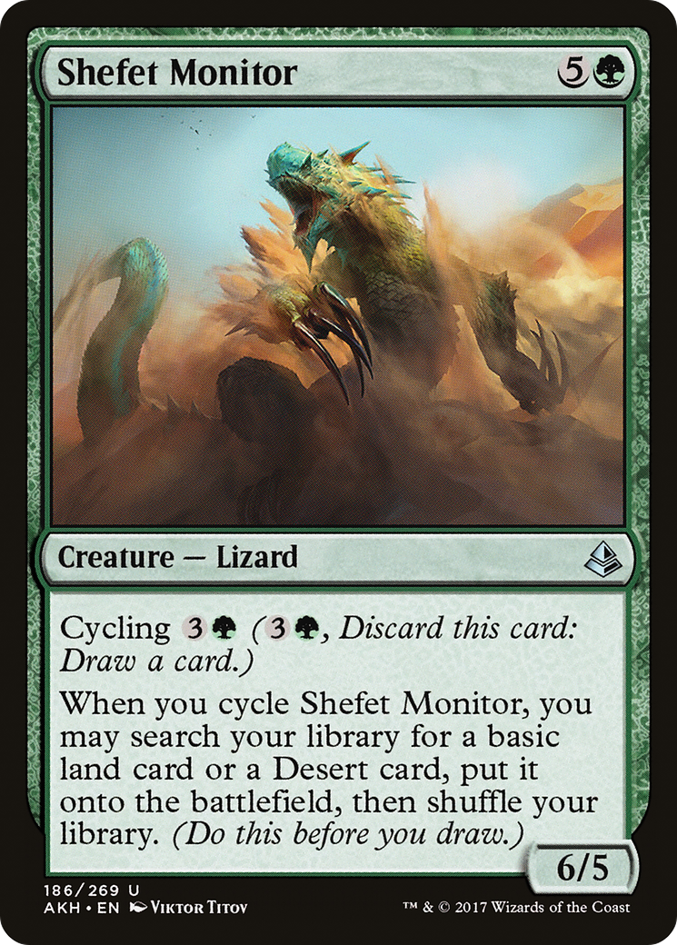 {C} Shefet Monitor [Amonkhet][AKH 186] - Misty Mountain Games