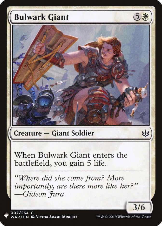 {C} Bulwark Giant [Mystery Booster][MB1 WAR 007]
