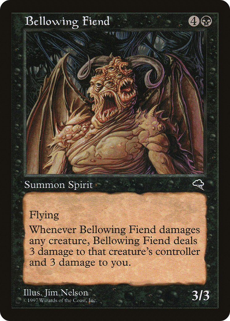 {R} Bellowing Fiend [Tempest][TMP 108] - Misty Mountain Games
