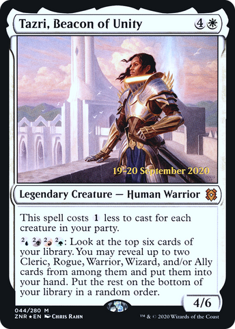 {R} Tazri, Beacon of Unity [Zendikar Rising Prerelease Promos][PR ZNR 044]