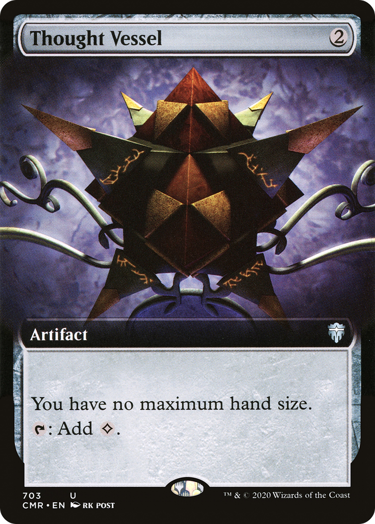 {C} Thought Vessel (Extended Art) [Commander Legends][CMR 703]