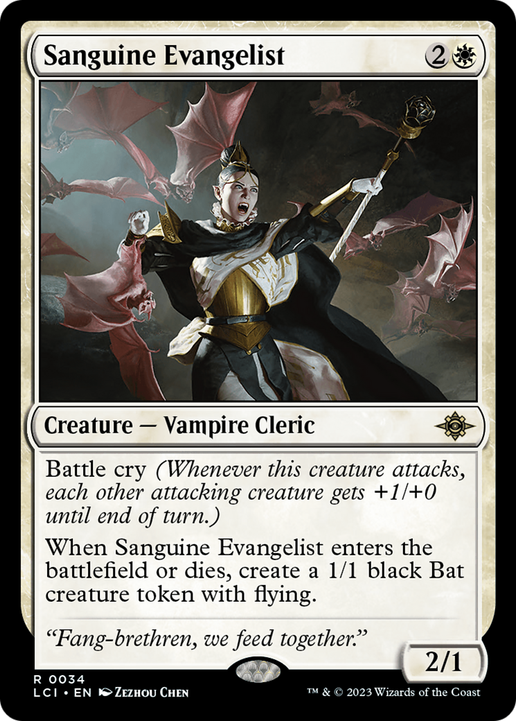 {@R} Sanguine Evangelist [The Lost Caverns of Ixalan][LCI 034]