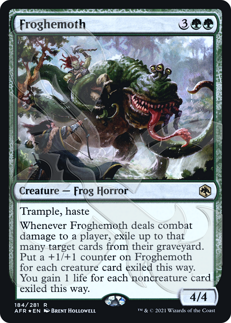{R} Froghemoth (Ampersand Promo) [Dungeons & Dragons: Adventures in the Forgotten Realms Promos][AMP AFR 184]