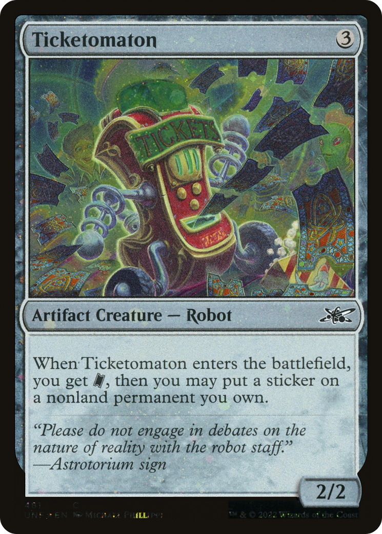 {C} Ticketomaton (Galaxy Foil) [Unfinity][UNF 481]