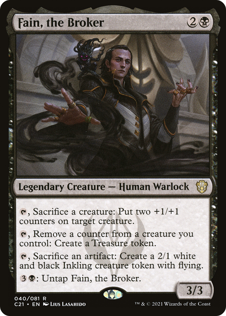 {R} Fain, the Broker [Commander 2021][C21 040]