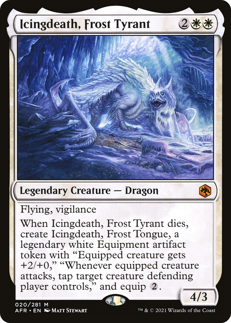 {R} Icingdeath, Frost Tyrant [Dungeons & Dragons: Adventures in the Forgotten Realms][AFR 020]