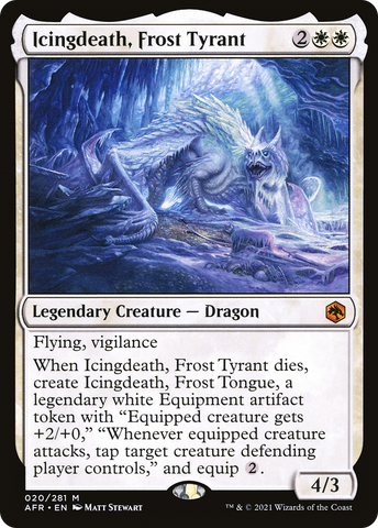{R} Icingdeath, Frost Tyrant [Dungeons & Dragons: Adventures in the Forgotten Realms][AFR 020]