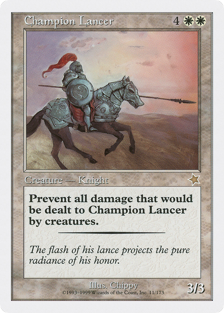 {R} Champion Lancer [Starter 1999][S99 011] - Misty Mountain Games