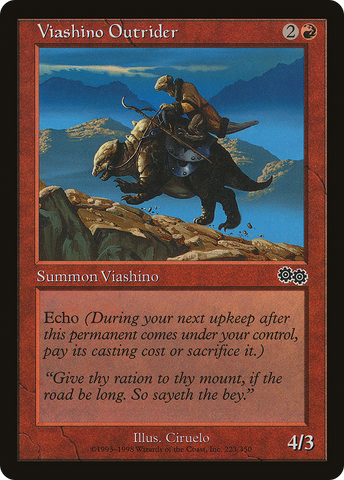 {C} Viashino Outrider [Urza's Saga][USG 223]