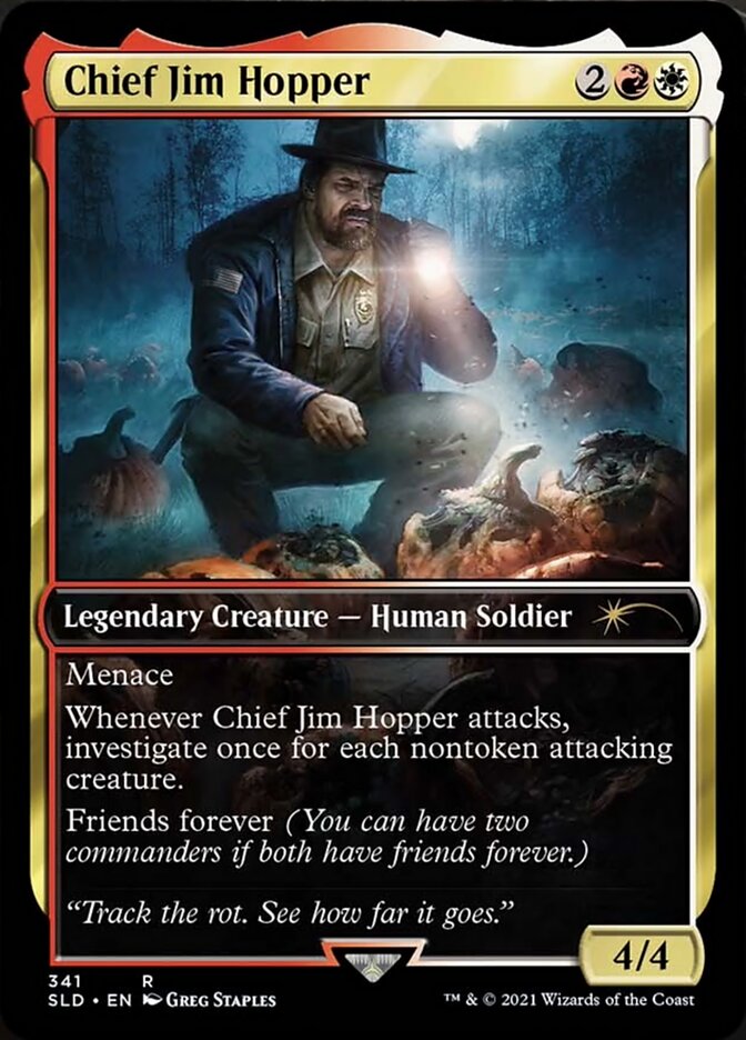 {R} Chief Jim Hopper [Secret Lair Drop Series][SLD 341]