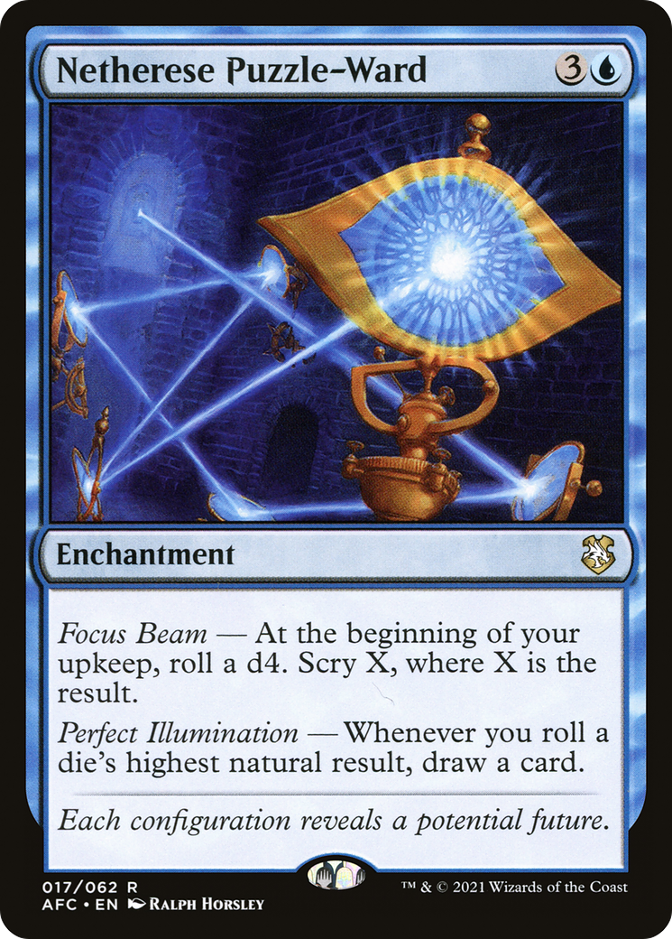 {R} Netherese Puzzle-Ward [Dungeons & Dragons: Adventures in the Forgotten Realms Commander][AFC 017]