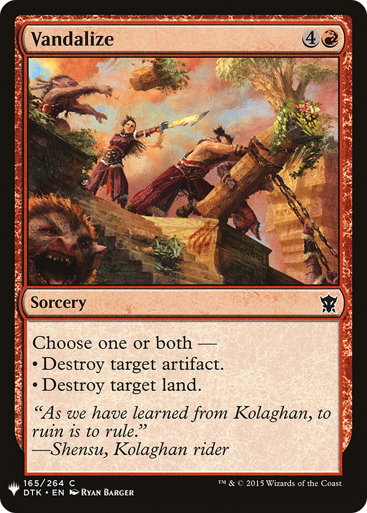 {C} Vandalize [Mystery Booster][LS DTK 165]