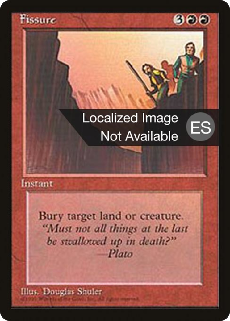 {F} Fissure [Fourth Edition (Foreign Black Border)][FBB 4ED 194]