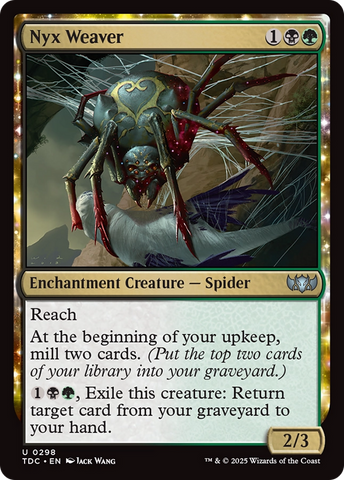 {C} Nyx Weaver [Tarkir: Dragonstorm Commander][TDC 298]