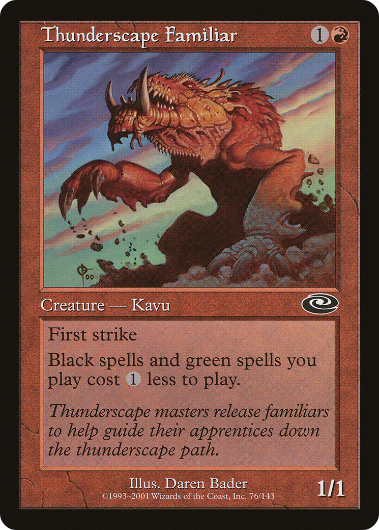 {C} Thunderscape Familiar [Planeshift][PLS 076] - Misty Mountain Games