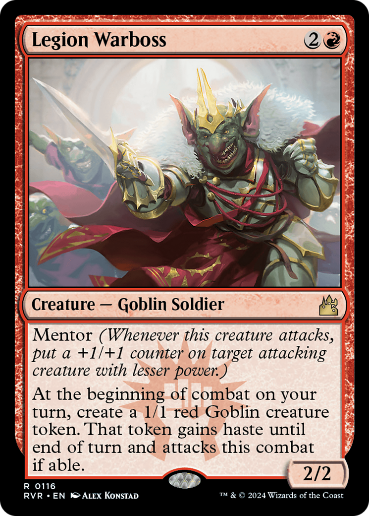 {R} Legion Warboss [Ravnica Remastered][RVR 116]