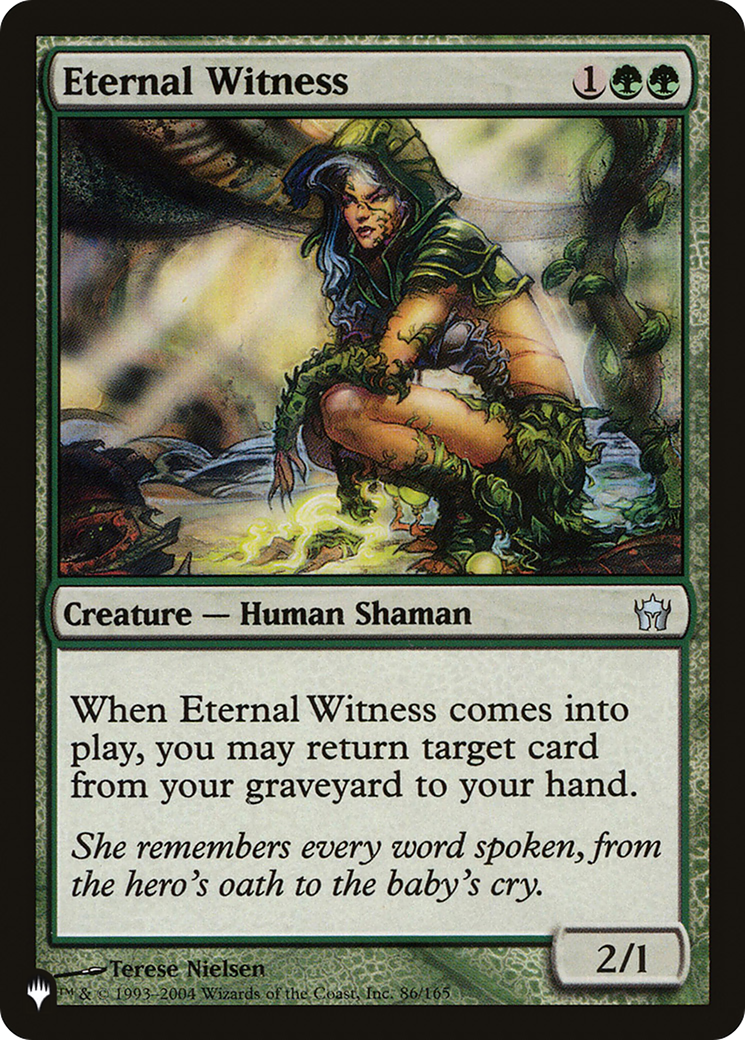 Eternal Witness (5DN) [LIST 86/165]