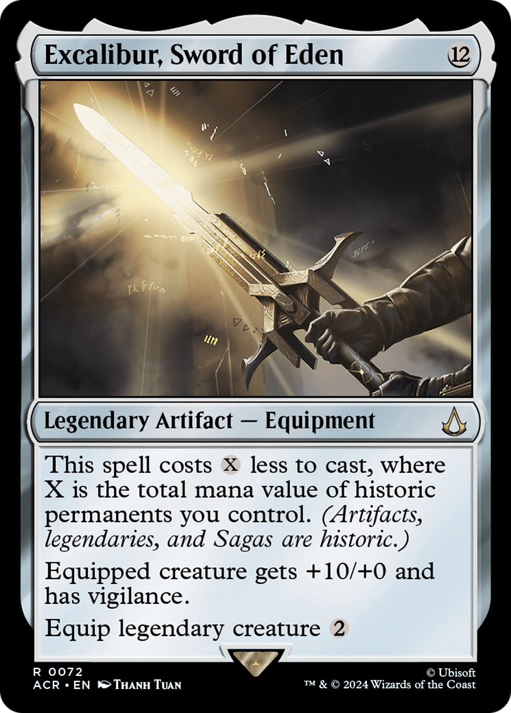 {R} Excalibur, Sword of Eden [Assassin's Creed][ACR 072]